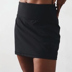 Athleta SOHO Jet Black Performance Skirt